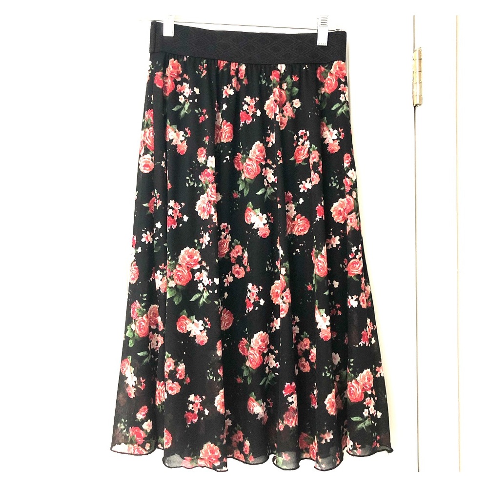 Floral LuLaRoe Lola XS *HTF*